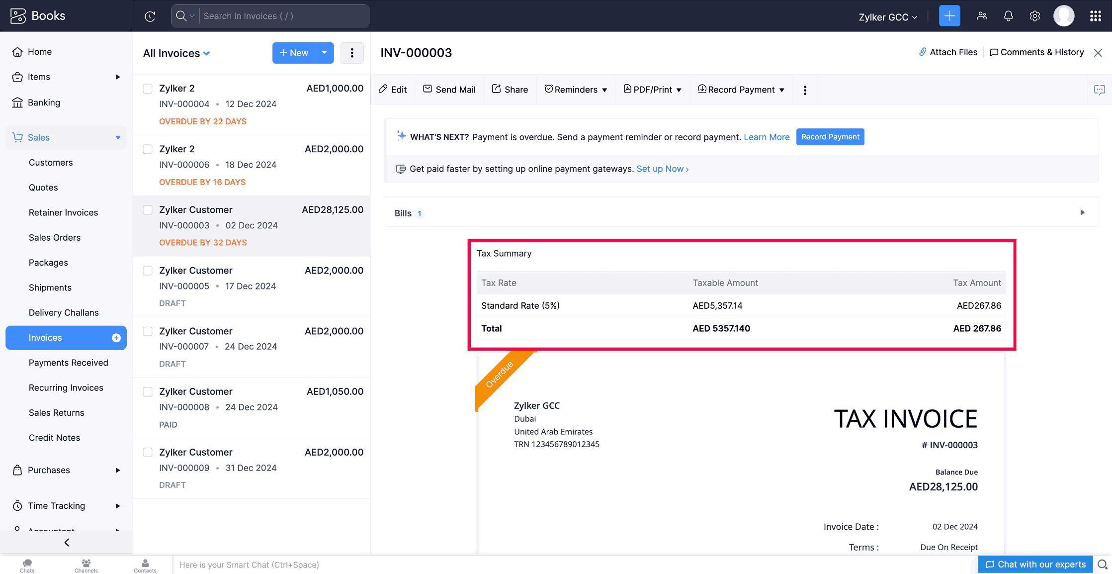 Tax Summary