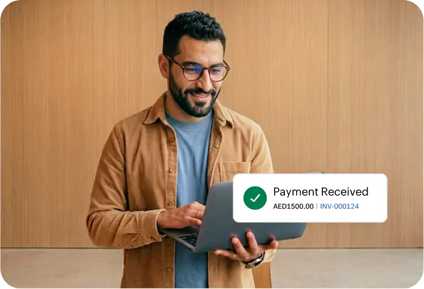 Customer using checkout on mobile phone