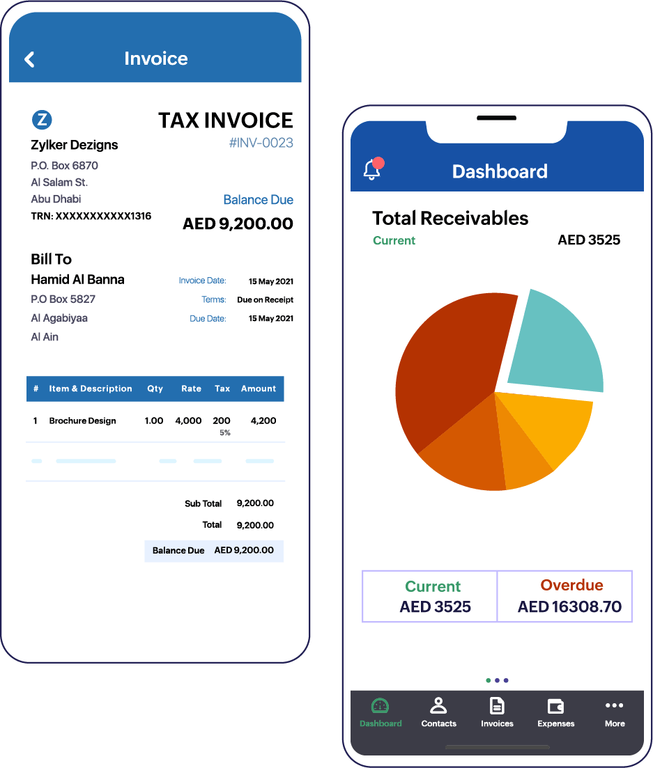 Invoice app for mobile phones - Zoho Invoice