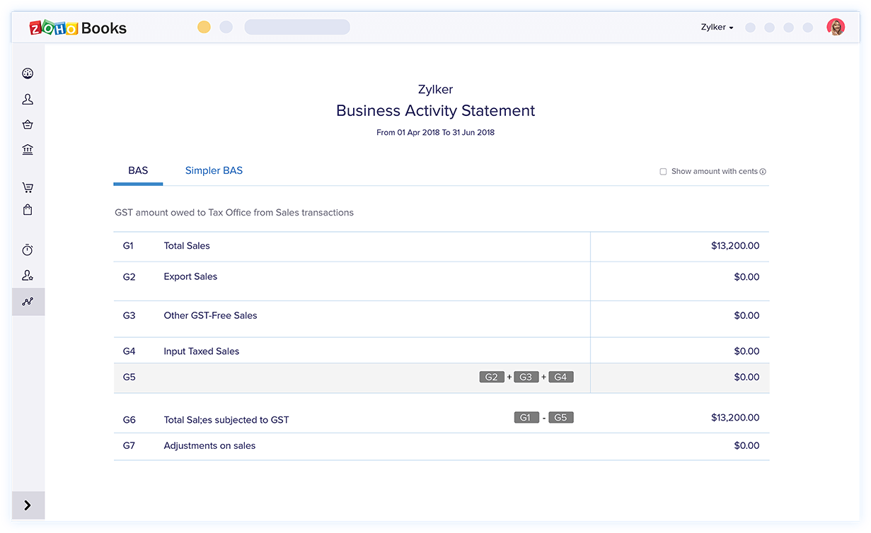 Tax Reports - Financial Reporting | Zoho Books