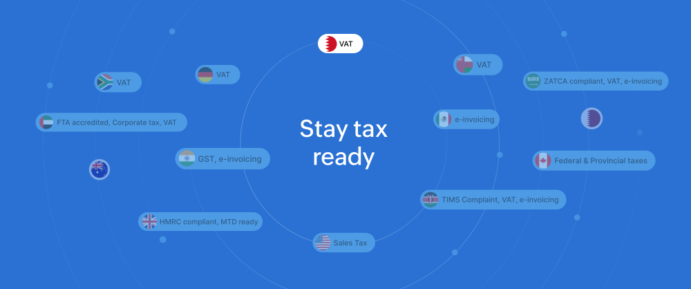 Zoho Books for tracking tax