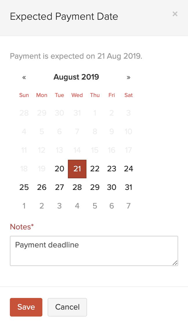 Expected Payment Date