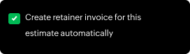 Allow customer to make partial payments from approved quotes| Zoho Billing