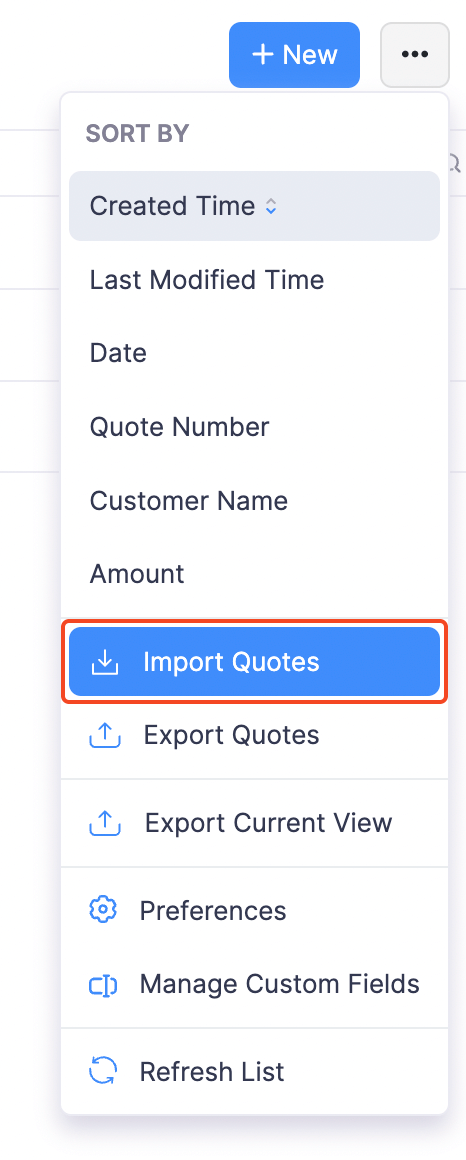 Import Quotes