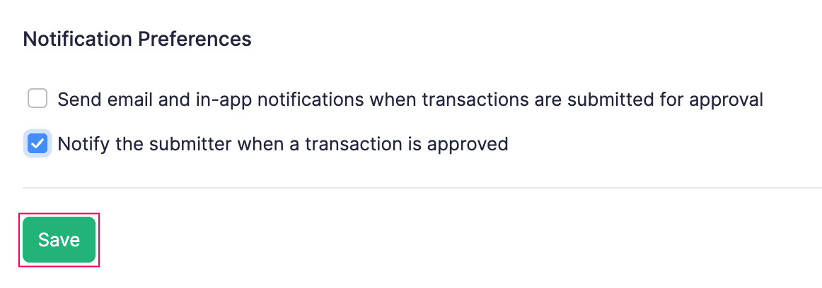 Transaction Approval