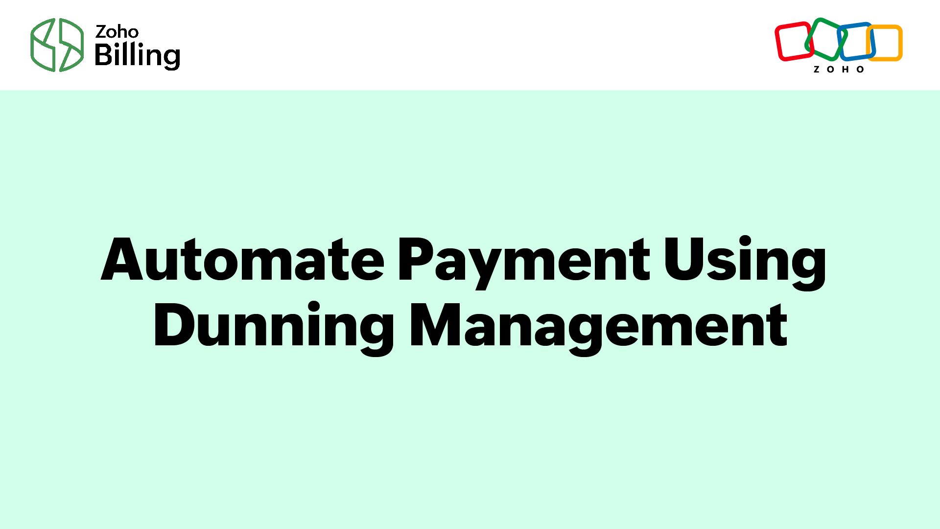 Recover Failed Renewal Payments Using Dunning Management