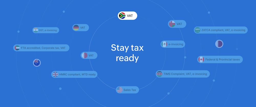 Zoho Books for tracking tax