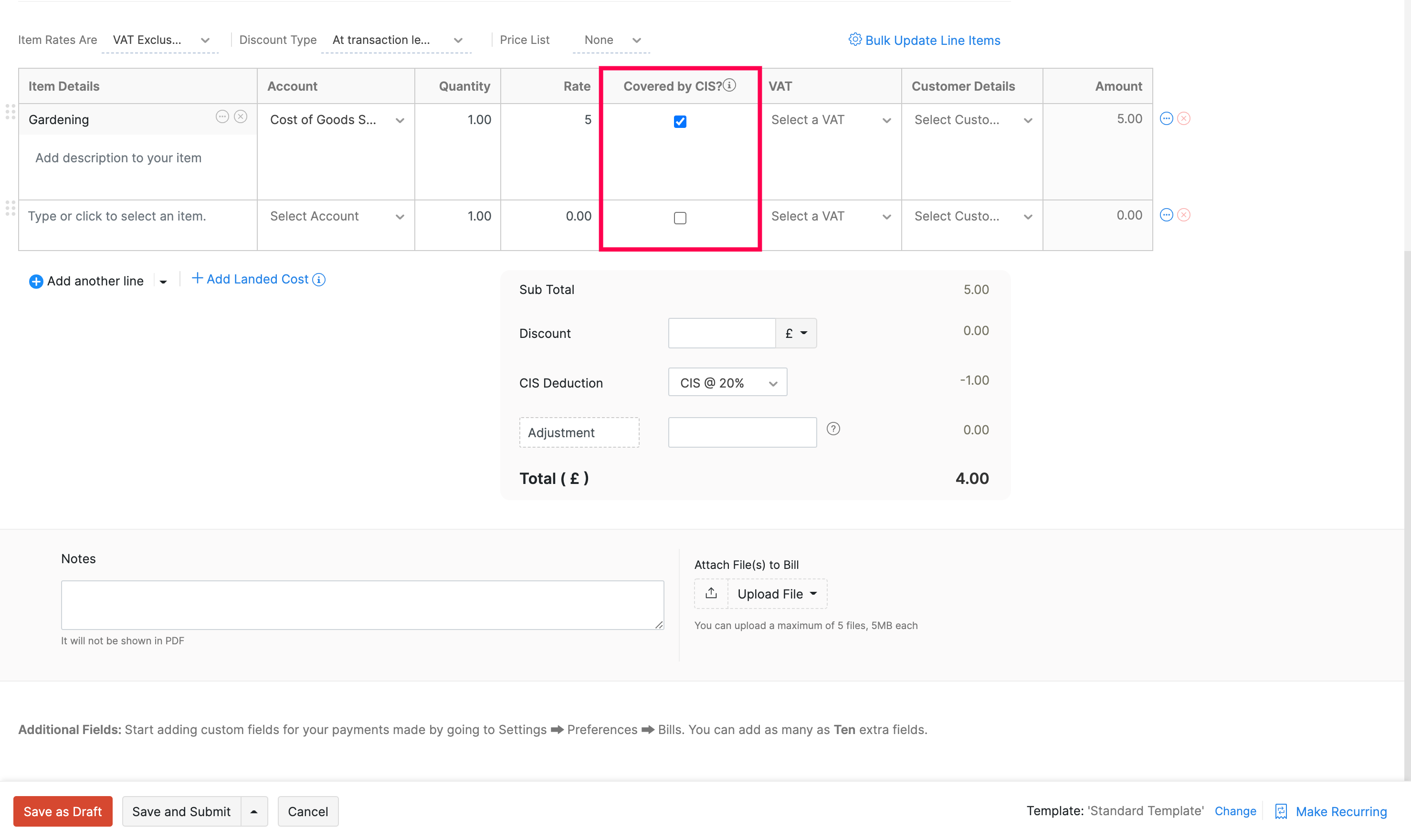 CIS purchase transaction