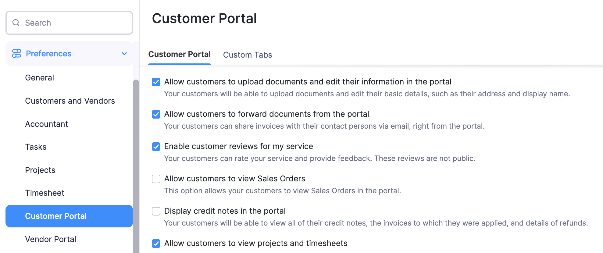 Portal Preference