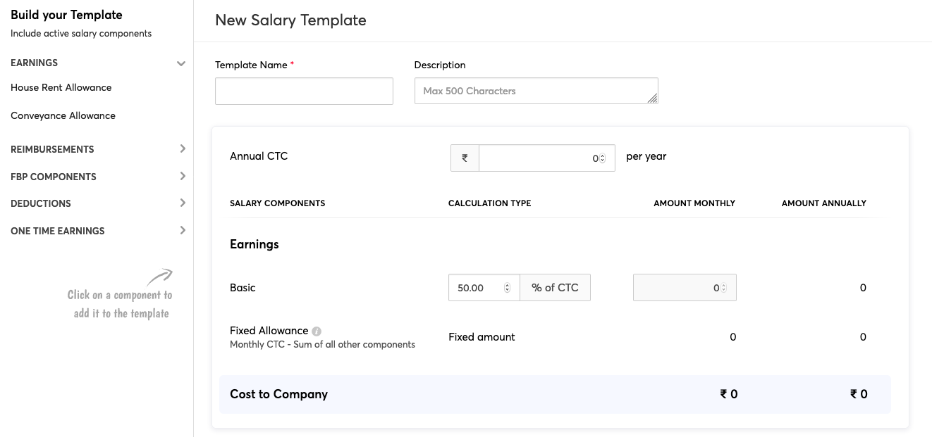 Salary Template