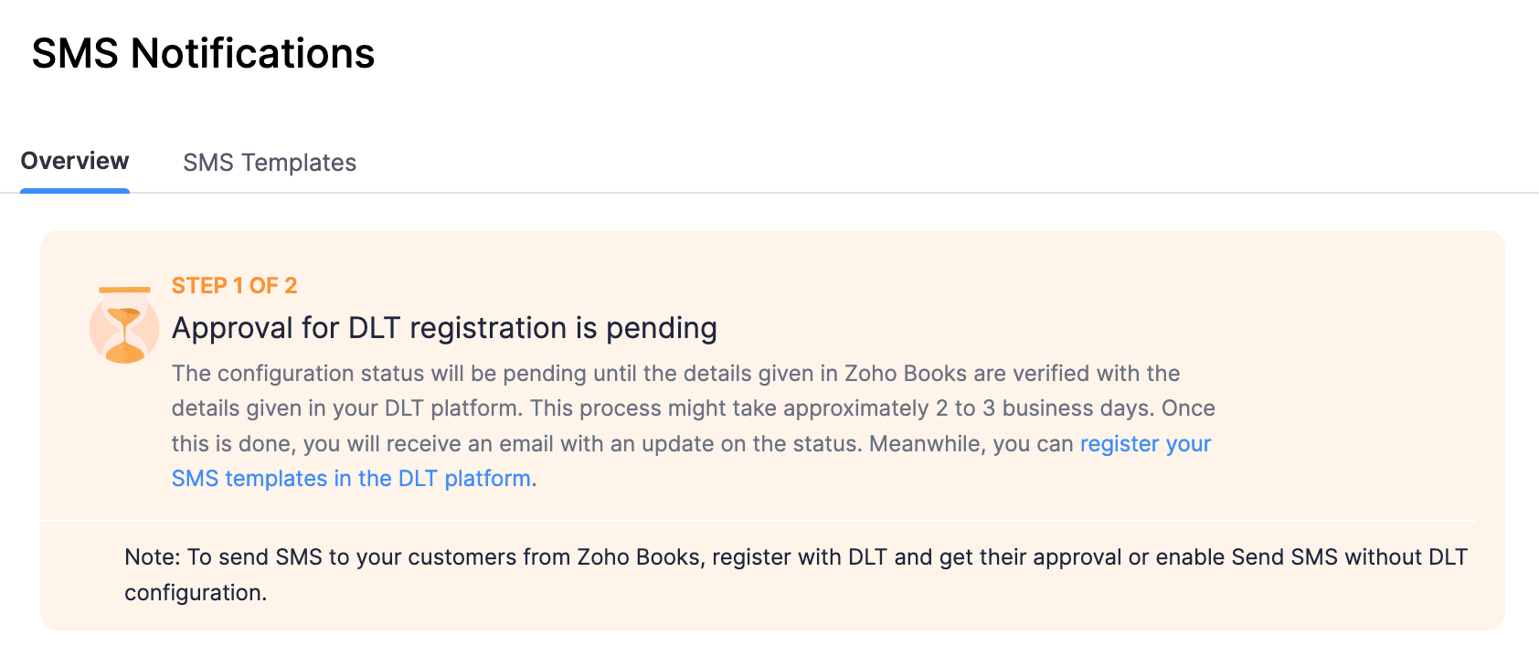 Configure DLT Registration