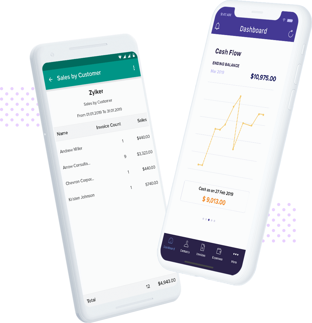 Startup accounting in your pocket - Zoho Books