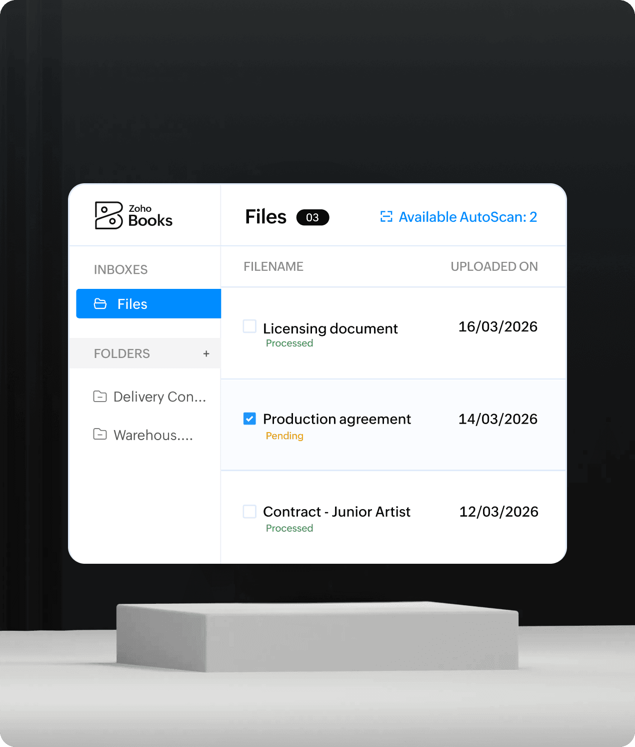 Keep contracts and rights in one place