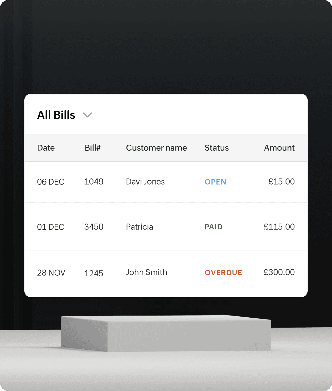 Stay on top of supplier payments