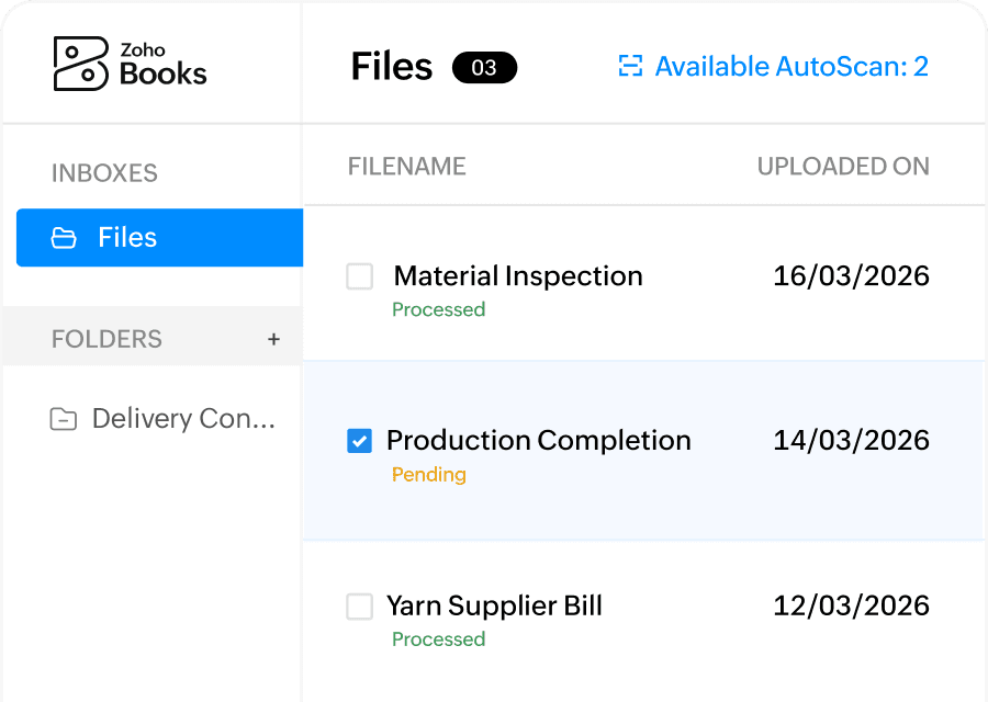 Keep business records organised