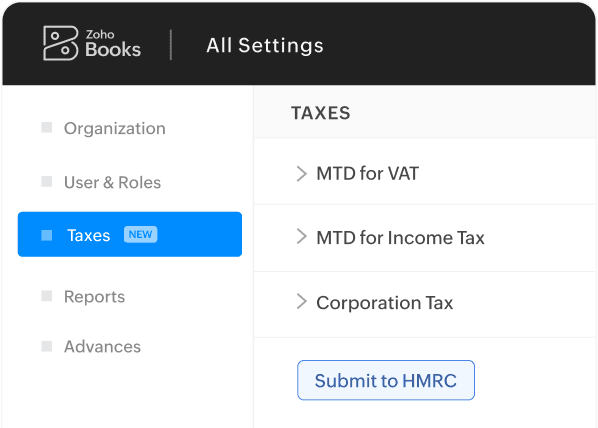 HMRC-ready, end to end