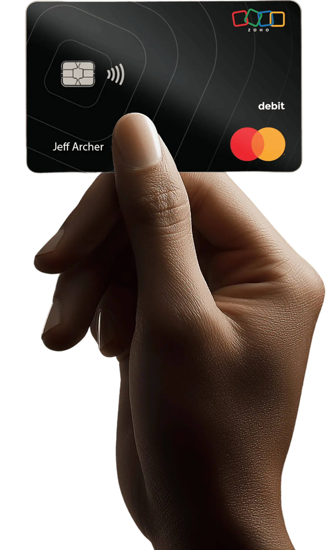 Displaying Zoho corporate card