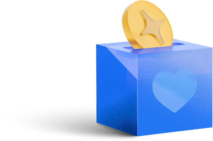 Donations and fundraising illustration