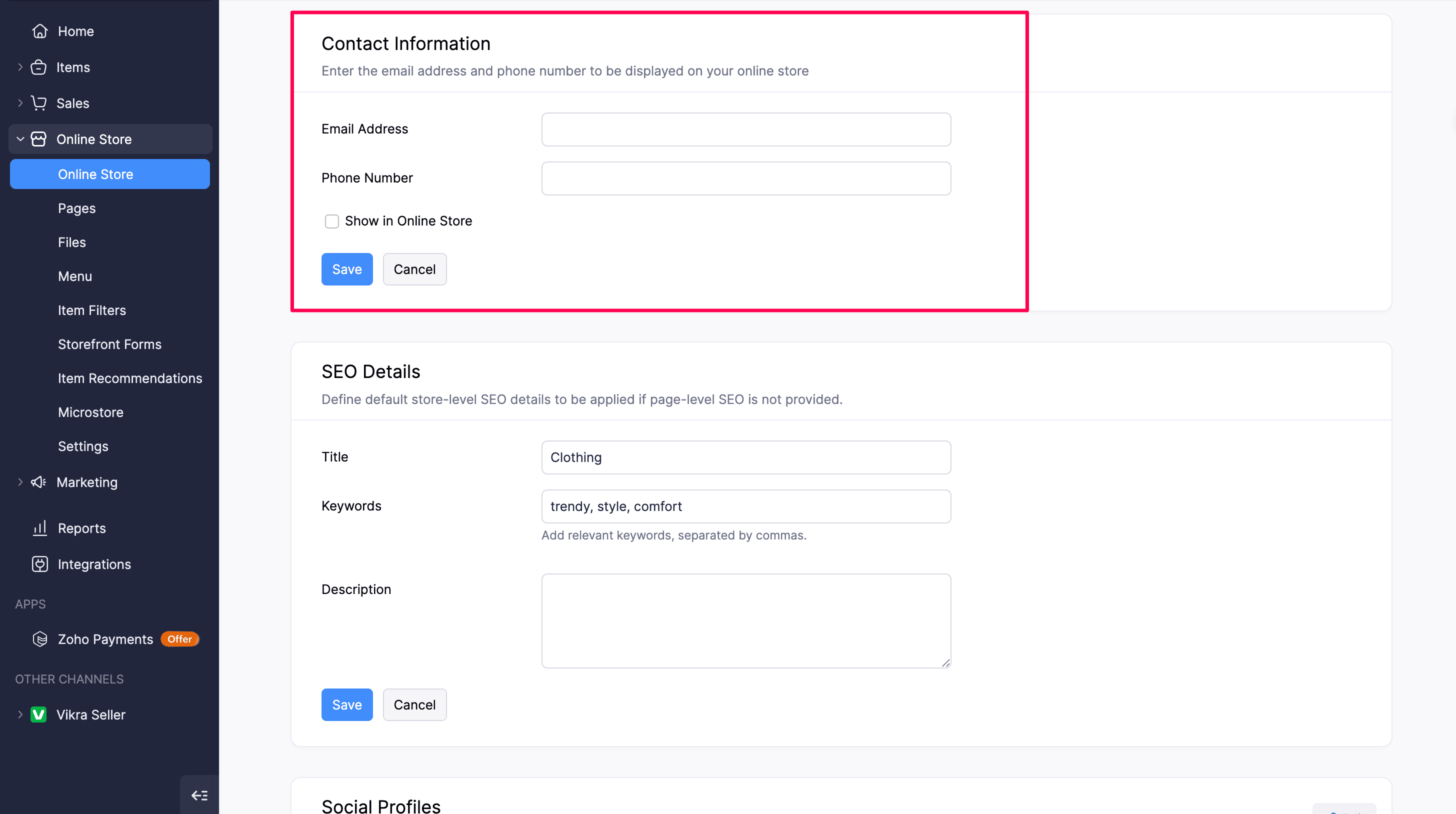 Contact Information