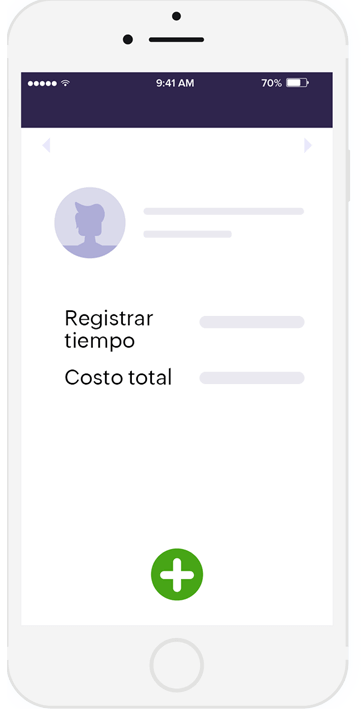 Seguimiento de tiempo móvil - Software de contabilidad para proyectos | Zoho Books