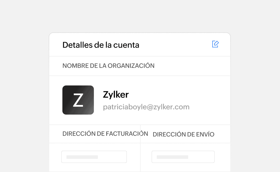 Proveedor actualizando sus datos comerciales y de contacto durante la incorporación.
