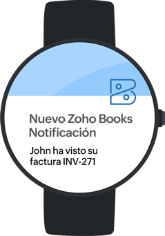 Aplicación de contabilidad para reloj inteligente