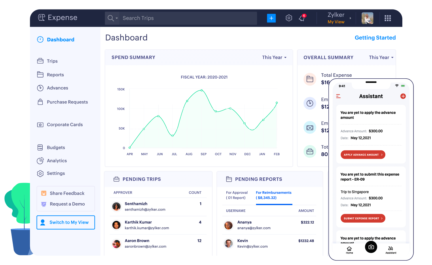 Expense management software for education industry