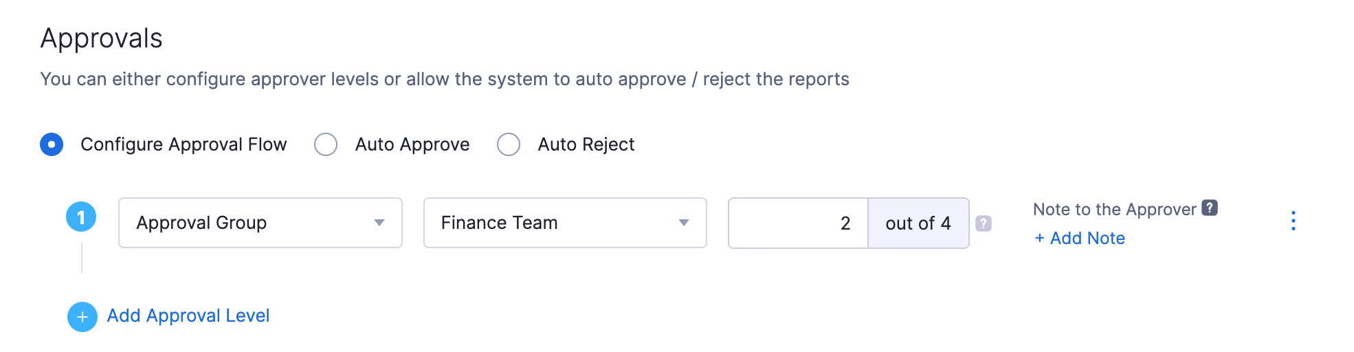 Approval Group in custom approval level