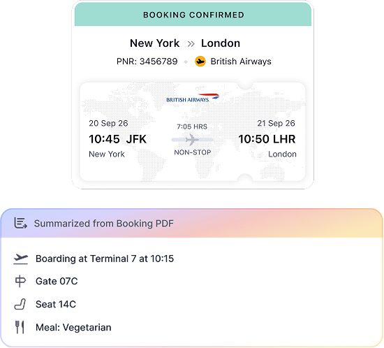 Smart trip summary in Zoho Expense