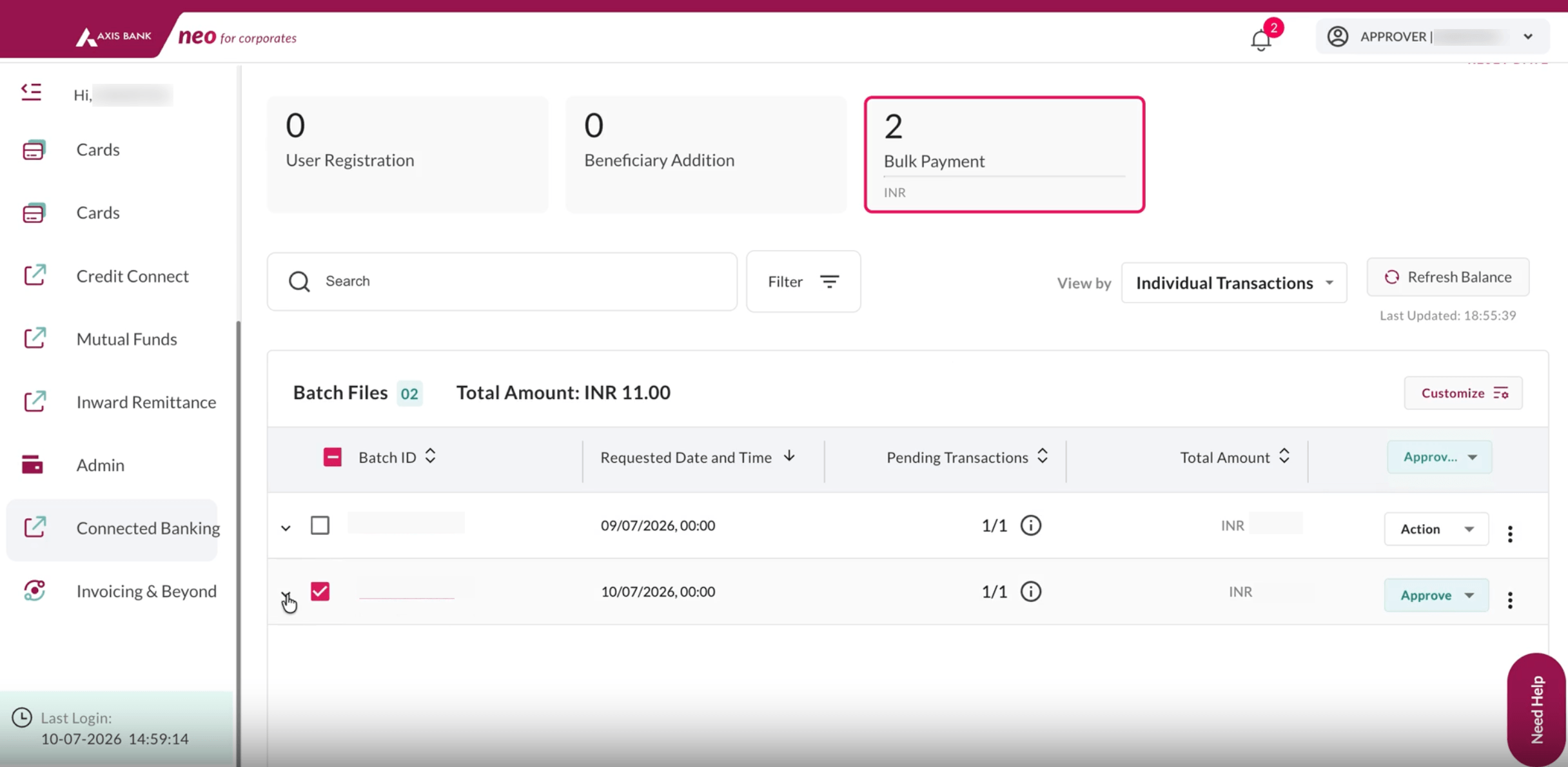 Authorise Payments