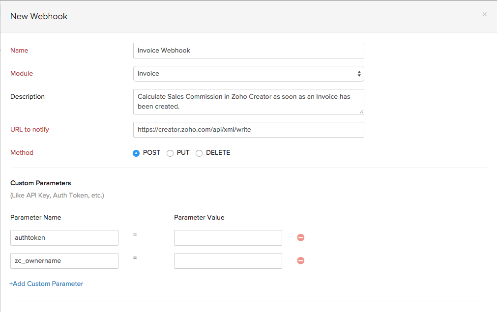 Webhooks Setup Creator