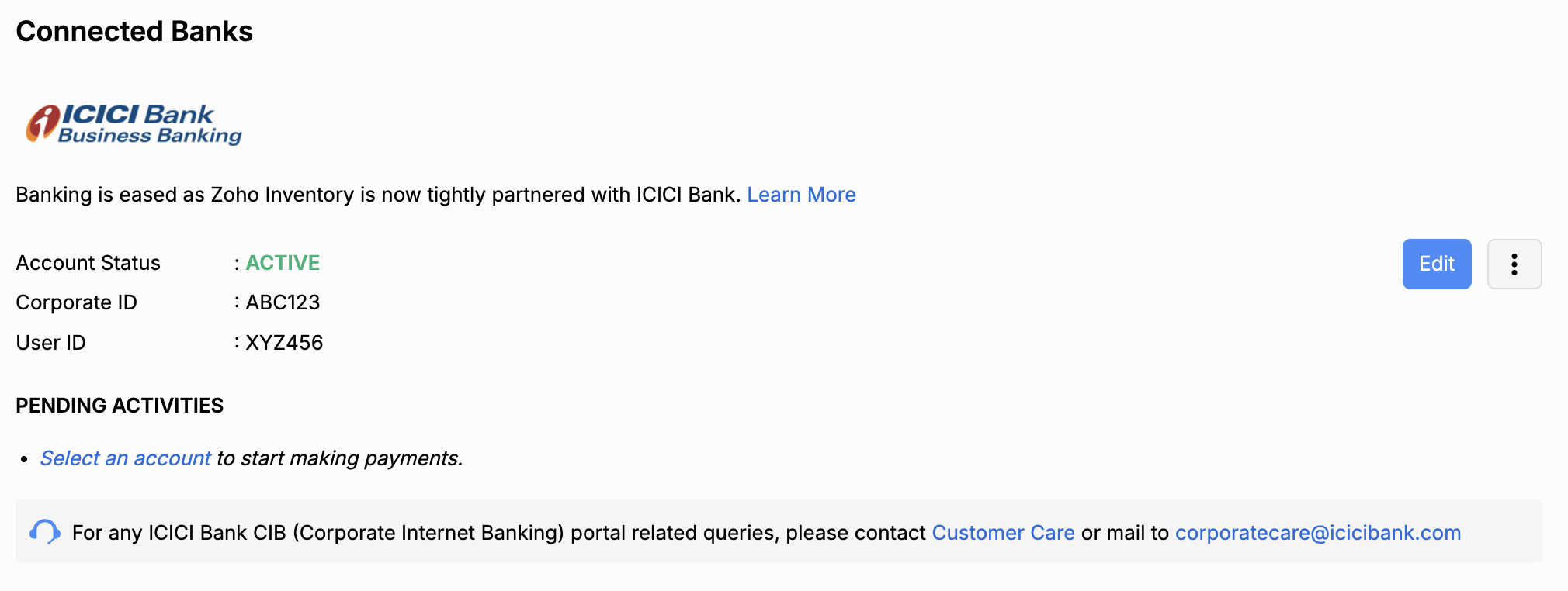 Check Integration Status