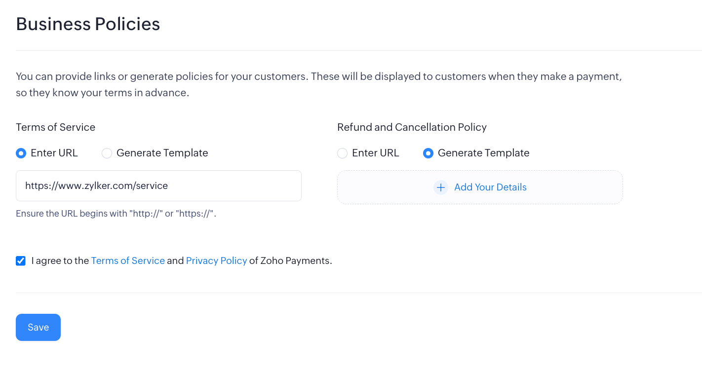 Business Policies
