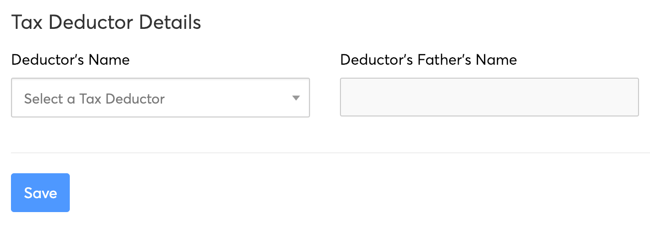 Deductor Details