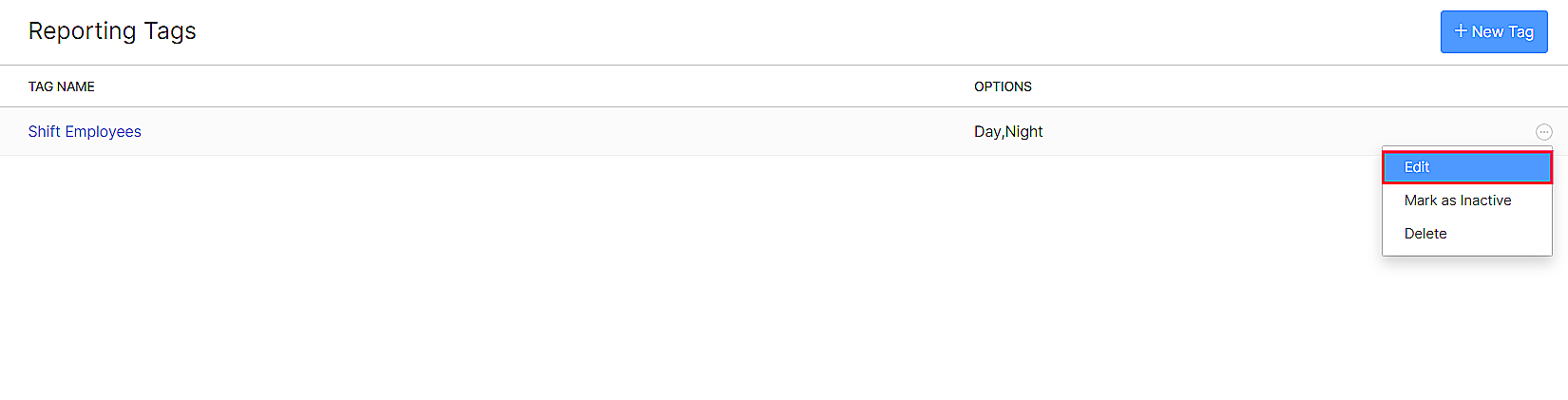Edit Tag