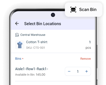 Create bin location