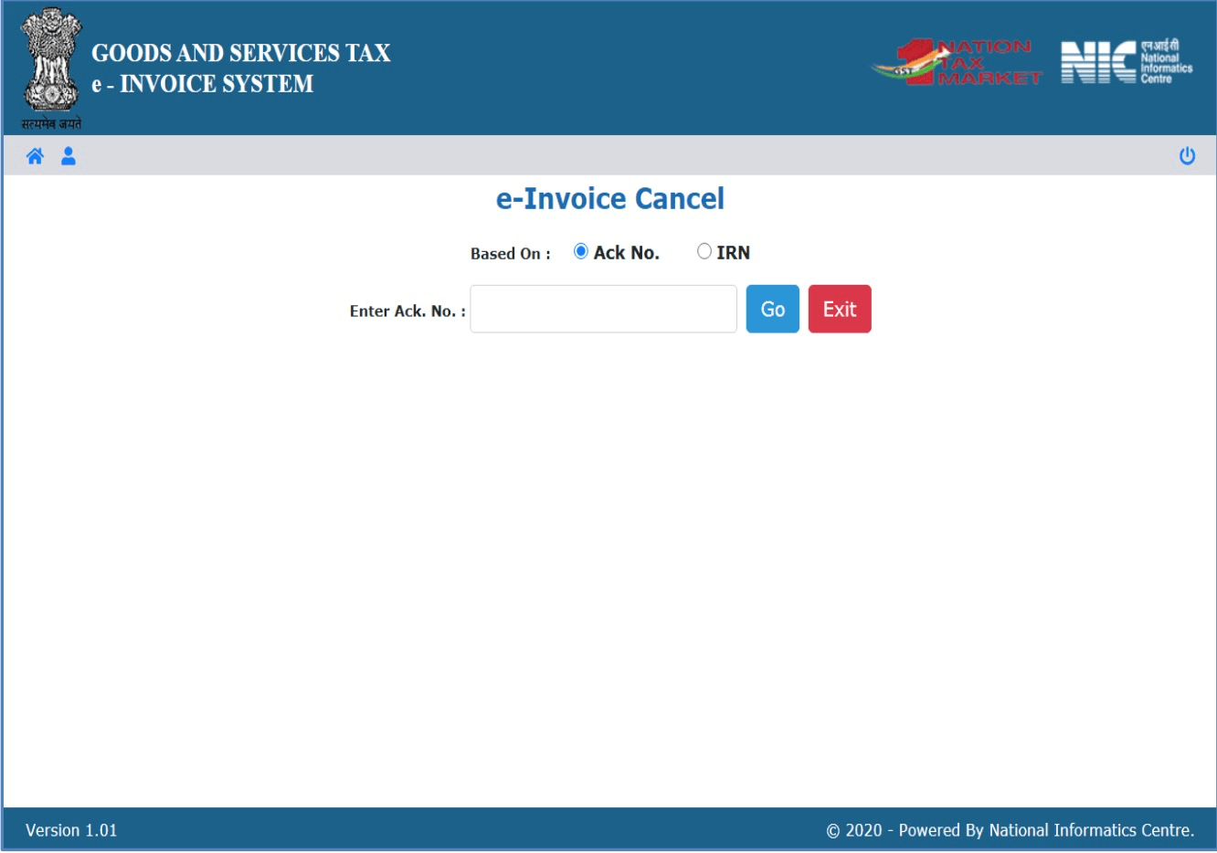 Cancel e-invoice in IRP