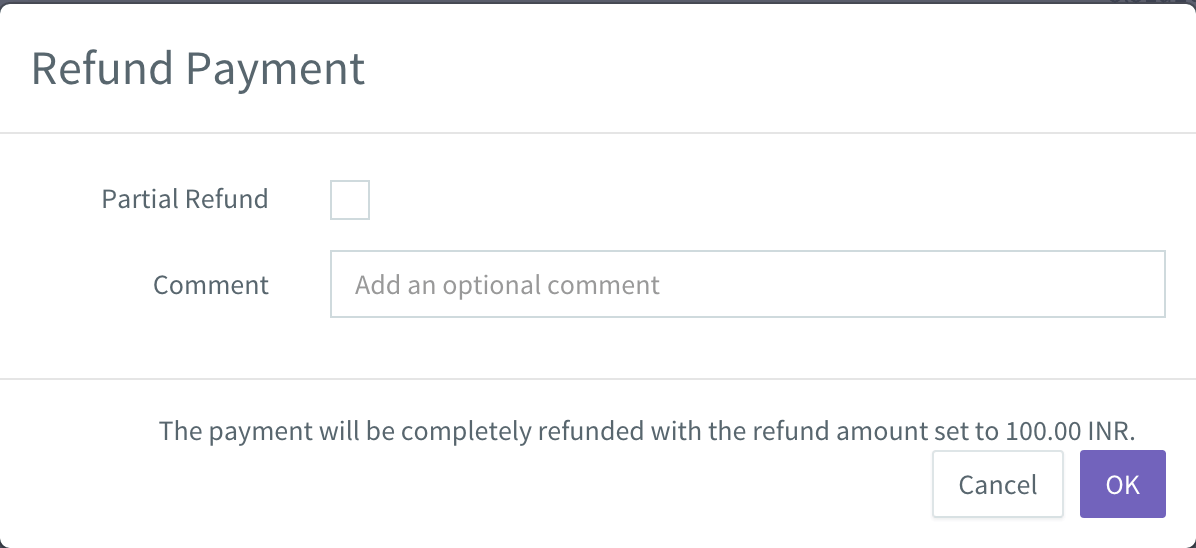 Razorpay Refund