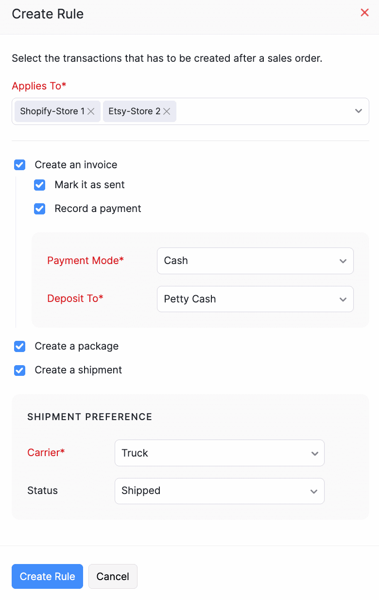Configure SO Cycle