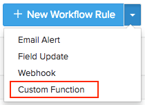New Custom function button