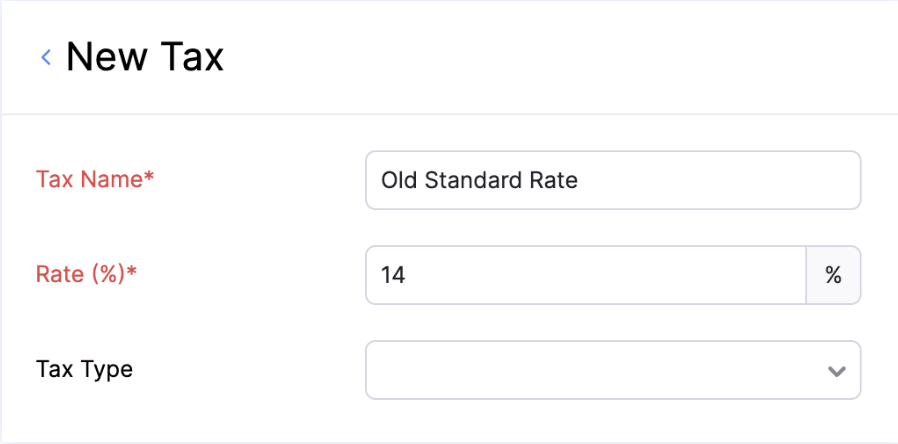 Create VAT