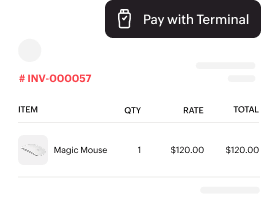 Collect payments right from an invoice - Square | Zoho Inventory