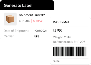 Shipping label generation - UPS | Zoho Inventory