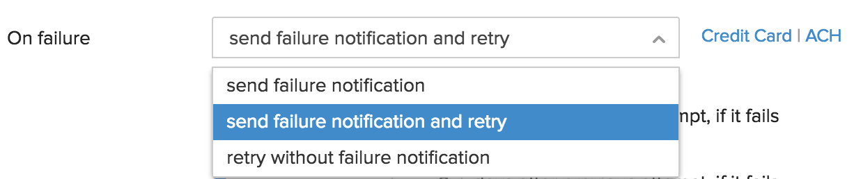 Auto-charge Settings