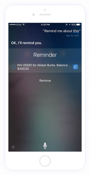 Let Siri be your personal assistant