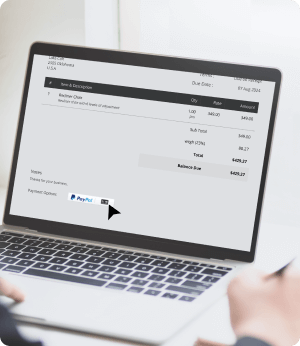 Give your customers the flexibility to pay your right from their invoices