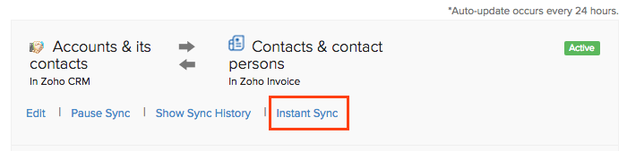 Instant Sync