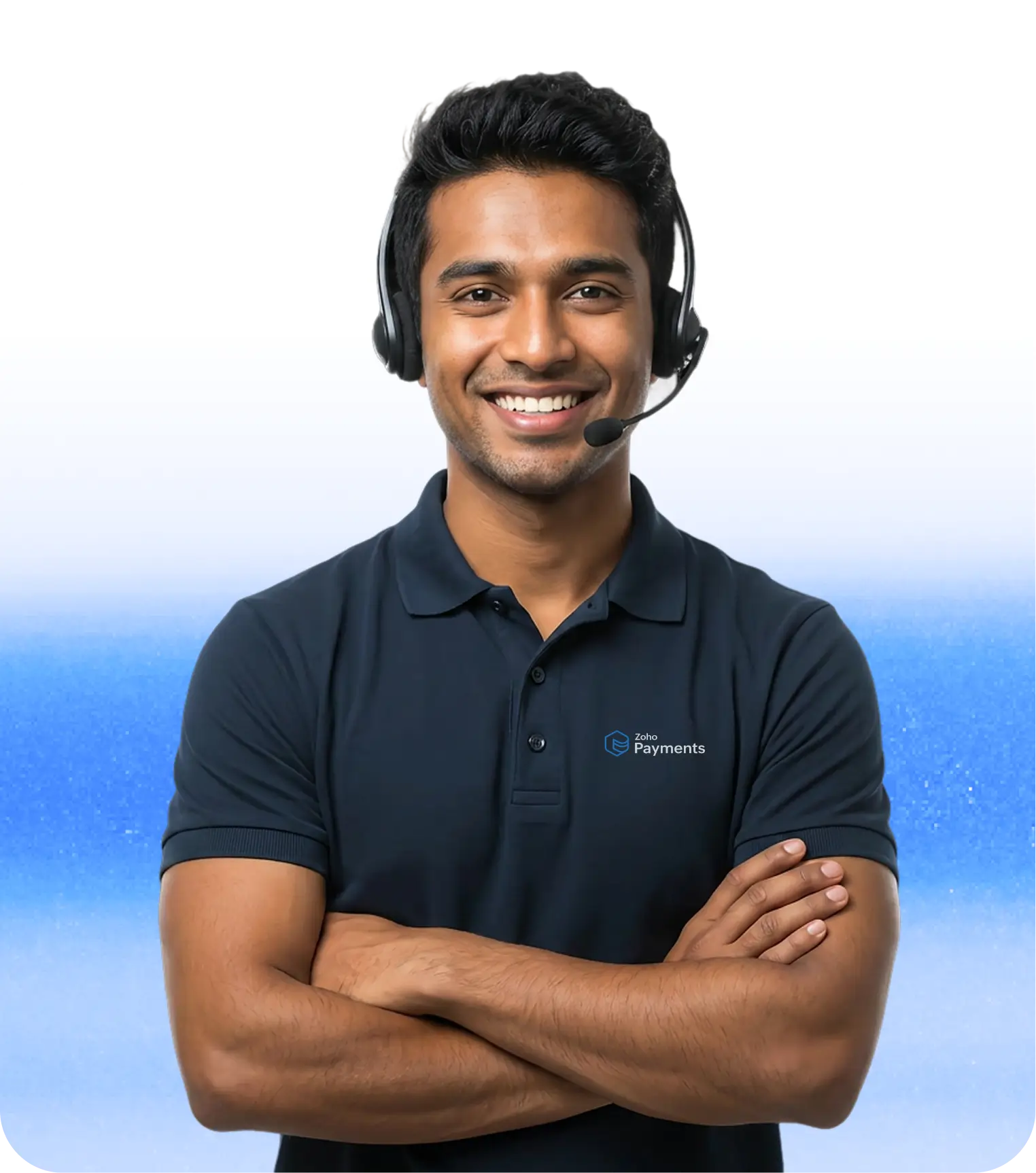 A Zoho Payments support agent ready to help