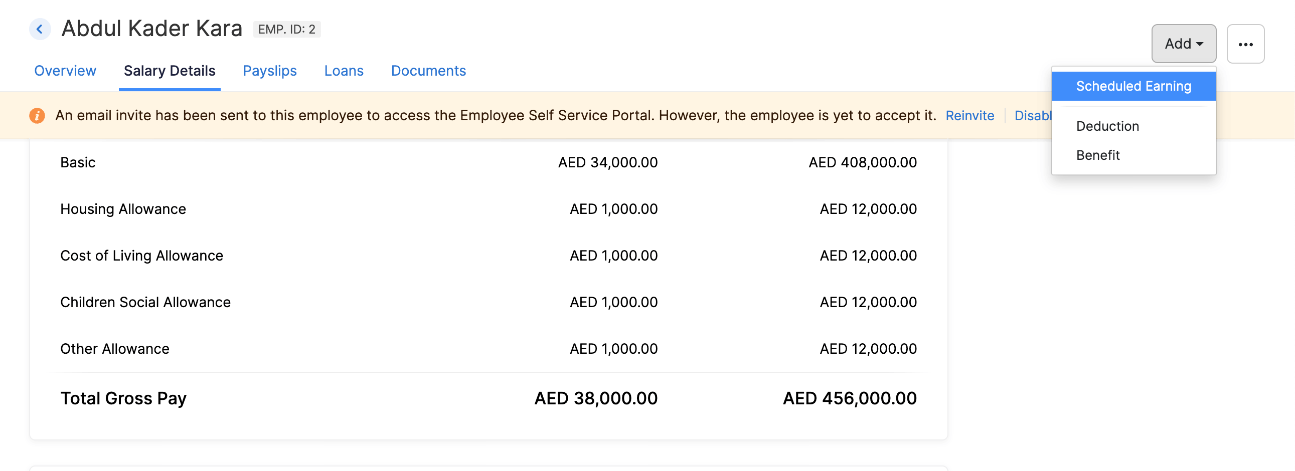 Salary Components