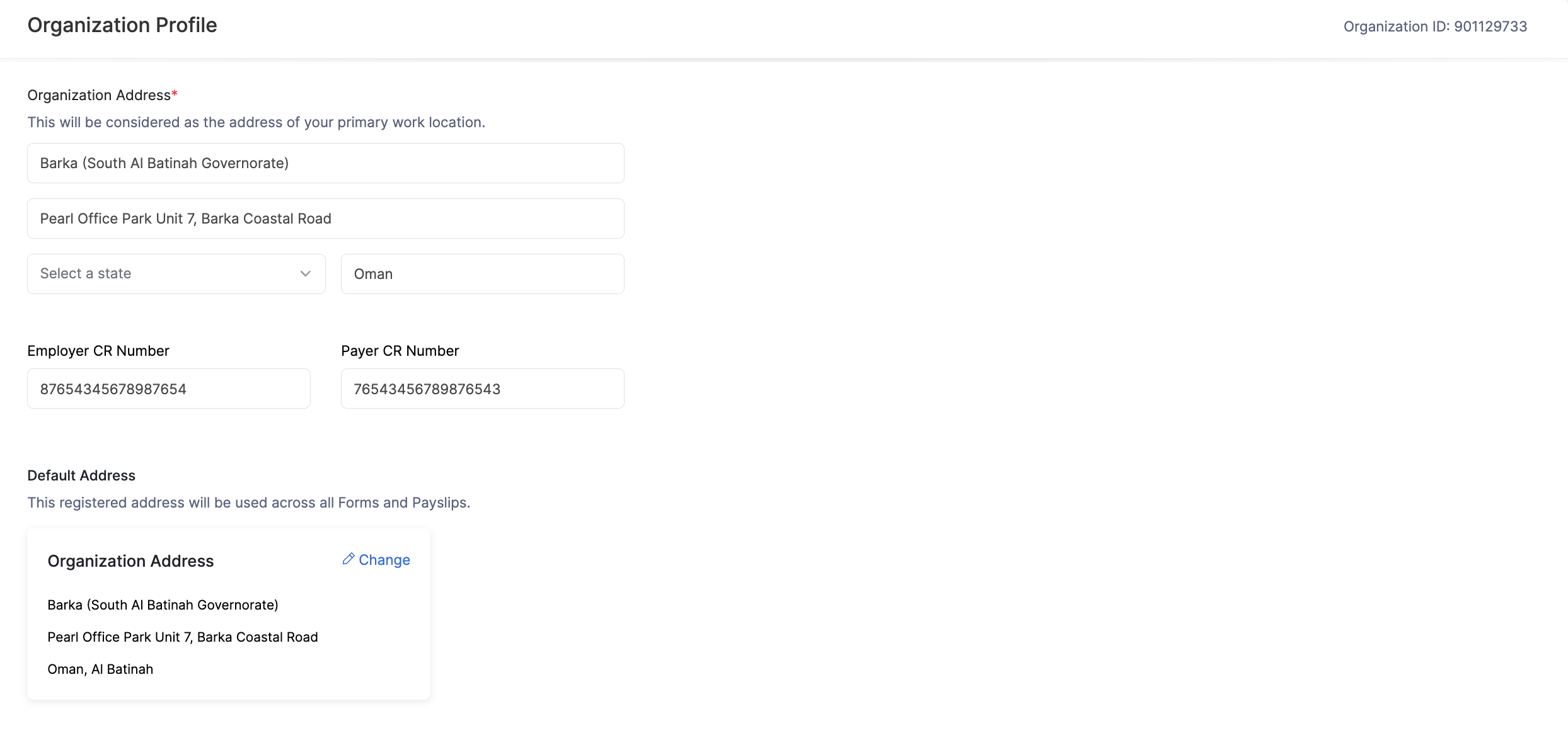 Organisation Profile